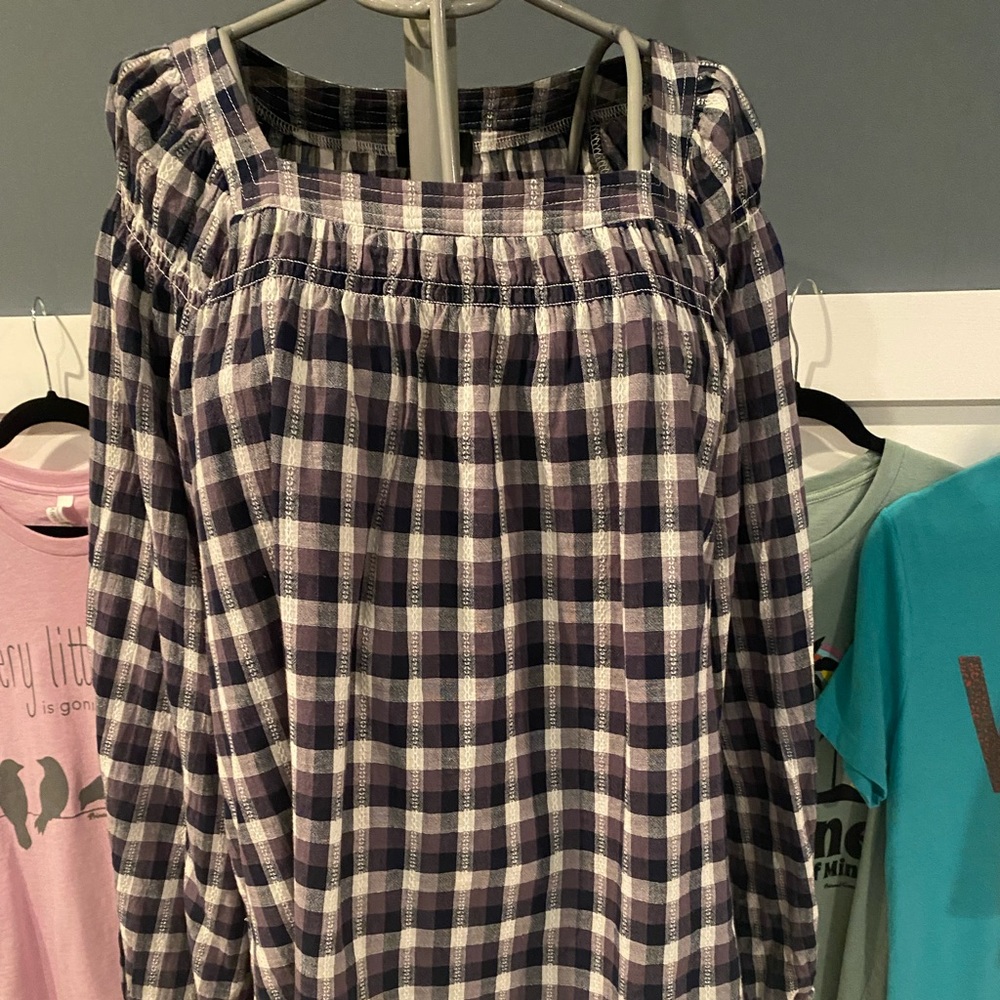 Gigio Plaid Tunic